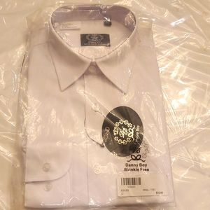 Boys white dress shirt, long sleeve, size 12